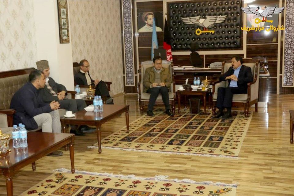 دیدار شاروال مزارشریف با نمایندگان دفتر یو ان هبیتات