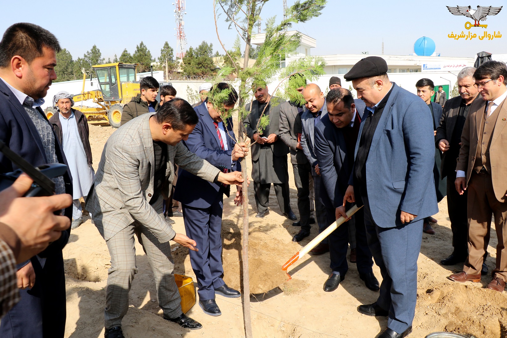 گزارش تصویری از آغاز روند سرسبزی و نهال شانی از سوی شاروالی مزارشریف